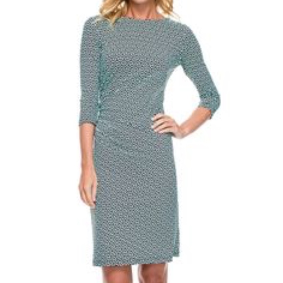 J. McLaughlin Sage Catalina Cloth Dress - Picture 1 of 7